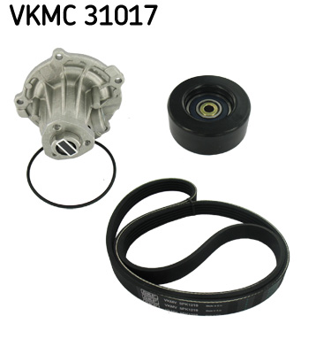 SKF VKMC 31017 Pompa acqua + Kit cinghia Poly V